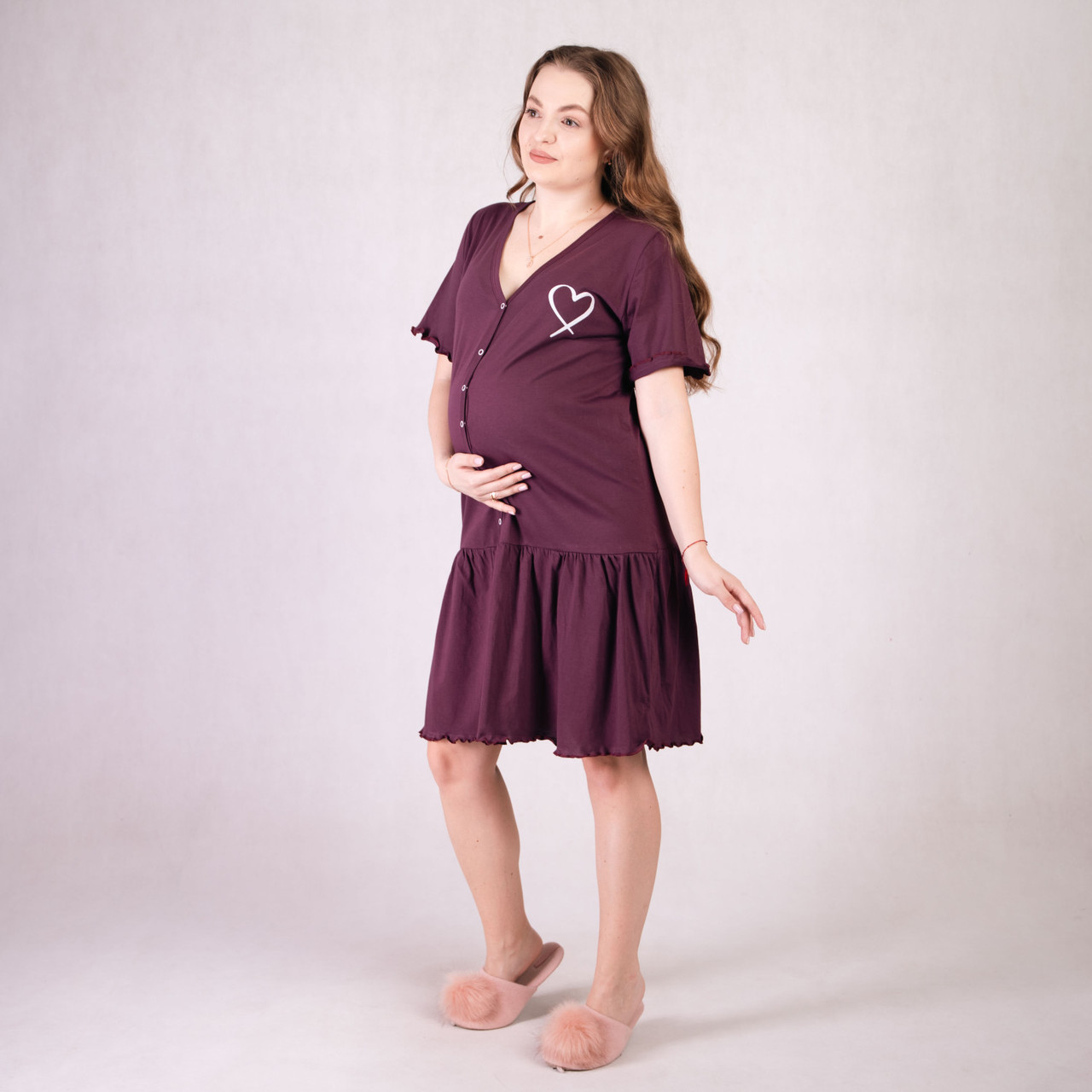 Жіноче домашнє плаття легке для вагітних і мам-годувальниць