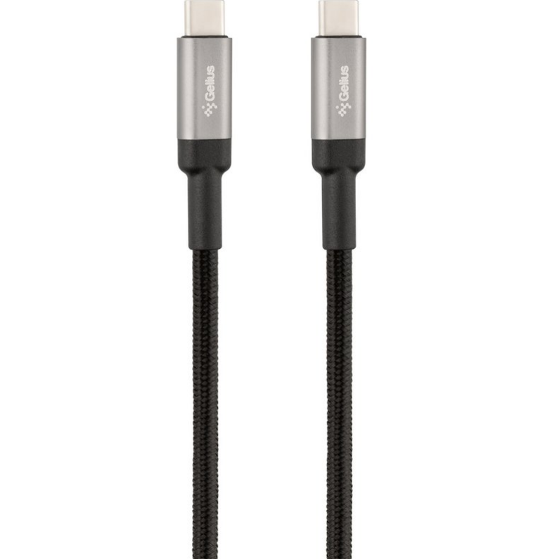 Кабель USB Gelius G-Power GP-UC105 Type-C/Type-C (1м) (100W) Black