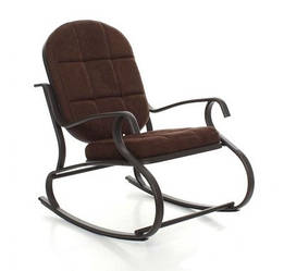 Крісло-гойдалка METAL brown