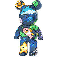 Конструктор Magic Blocks в виде мишки Bearbrick Аквариум 40,5 см