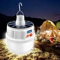 Фонарь Лампа акамуляторная для кемпинга с солнечной панелью Bailong BL-2022 5 режимов свечения