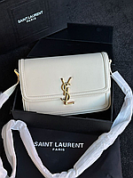 Модная брендовая сумка Yves Saint Laurent Medium Solferino Cream Ив Сен Лоран, сумка на плечо, кросс боди