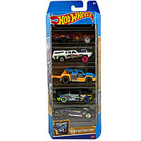 Набір з 5 машинок Хот Вілс Hot Wheels 5-Car Pack of 1:64 Scale Vehicles