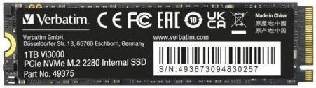 SSD накопичувач Verbatim Vi3000 1 TB (49375), фото 1