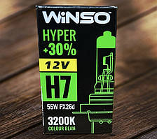 Галогенова лампа Winso H7 12V 55W PX26d HYPER +30%