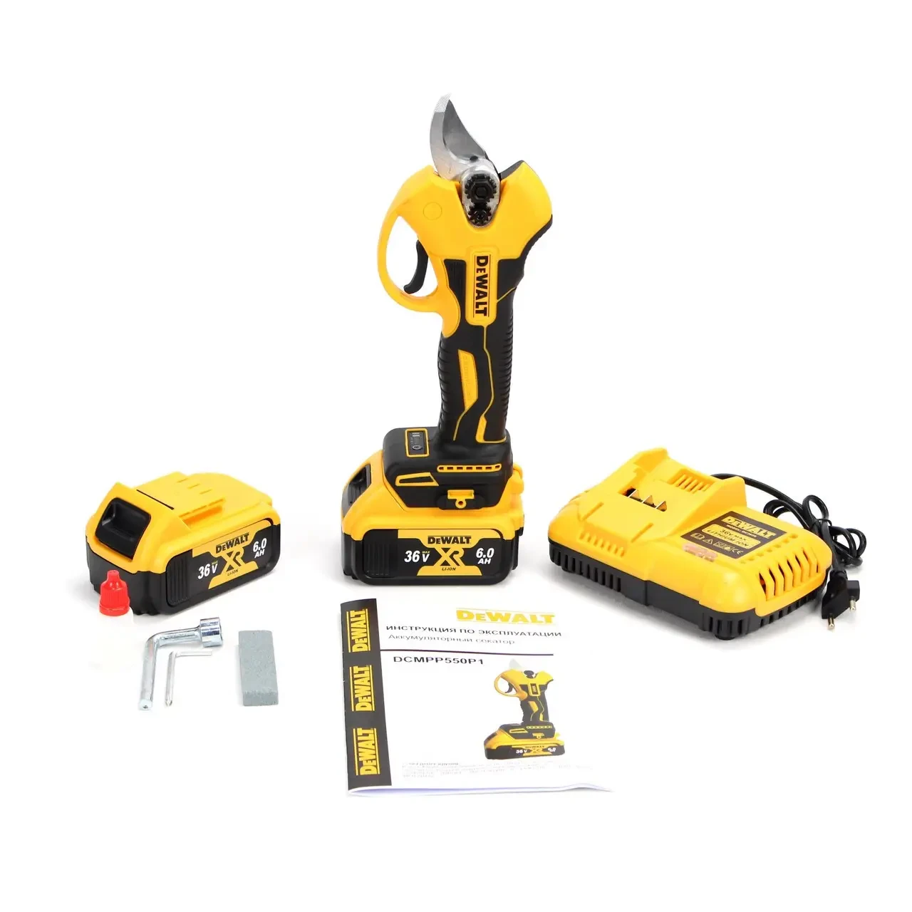 Секатор для сада DeWalt DCMPP550P1 мощный сучкорез (Ножницы садовые аккумуляторные) - фото 4 - id-p2153099457