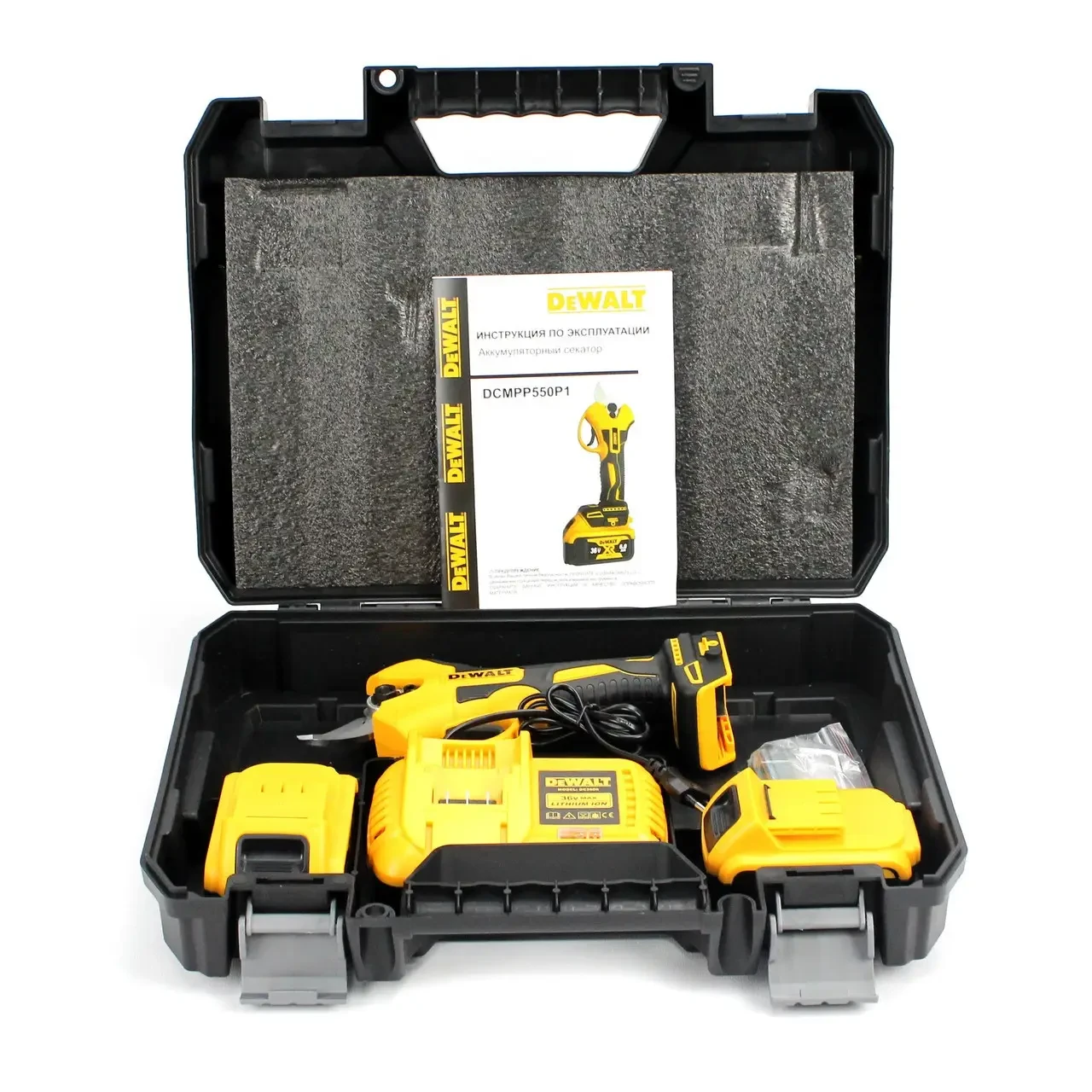 Секатор для сада DeWalt DCMPP550P1 мощный сучкорез (Ножницы садовые аккумуляторные) - фото 9 - id-p2153099457