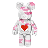 Конструктор Magic Blocks в виде мишки Bearbrick Сердце 40,5 см