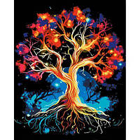 Картина по номерам "Дерево перемен"; проективная картина; Сюжет №1; 40х50 см