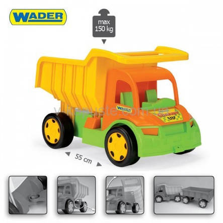 Вантажівка гігант Wader 65005 без коробки, фото 2