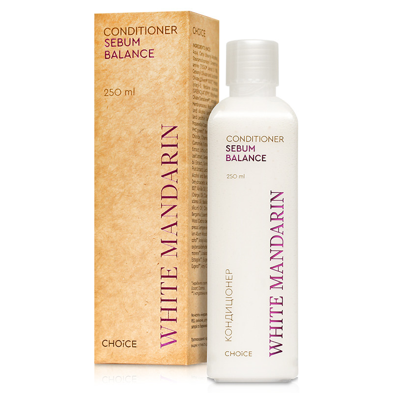 Кондиціонер серії SEBUM BALANCE White Mandarin. Для жирного волосся. 250 мл