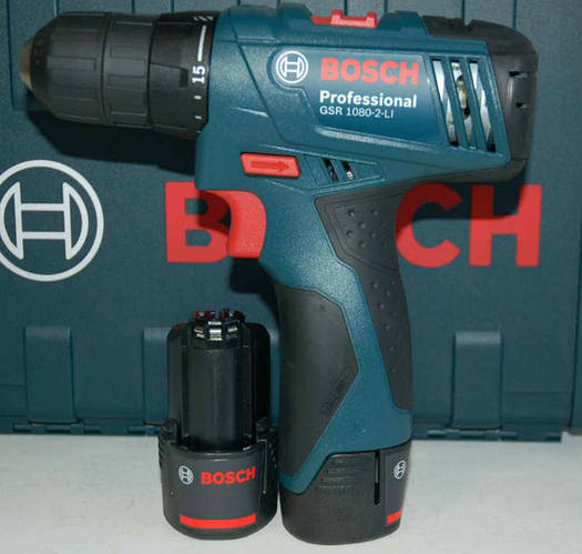 Акция! Аккумуляторный шуруповерт Bosch GSR 1080-2-LI, (06019E2000).