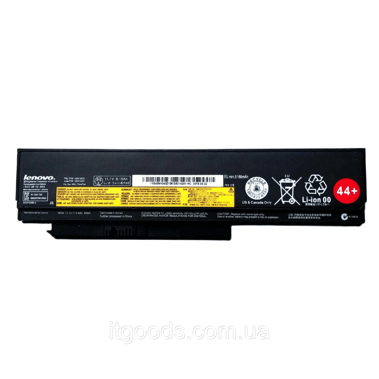 Оригинальная батарея для ноутбука Lenovo ThinkPad X230 X230i X230s 0A36305 45N1026 42T4867 63Wh - фото 1 - id-p2153177741