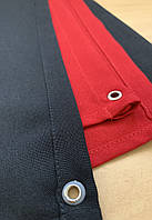 Прапор УПА червоно-чорний з люверсами для вуличного флагштоку 140*90см з габардину