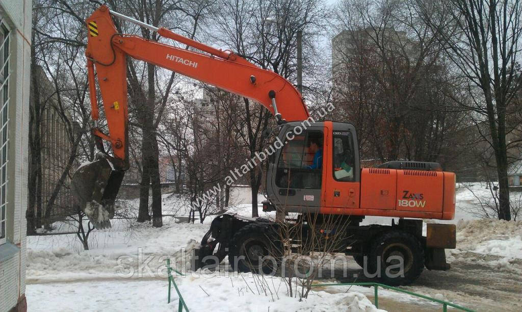 Аренда імпортних екскаваторів на гусеничному та колісному ходу в Полтаві