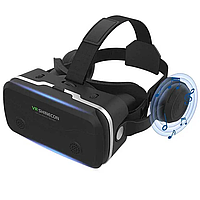 3D очки виртуальной реальности со стерео гарнитурой SHINECON VR SC-G15E Черный