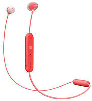 Наушники с микрофоном Sony WI-C300R Red