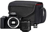 Canon EOS 250D Black Kit (18-55mm) EF-S + SB130 photo bag + 16 GB memory card (3454C010)