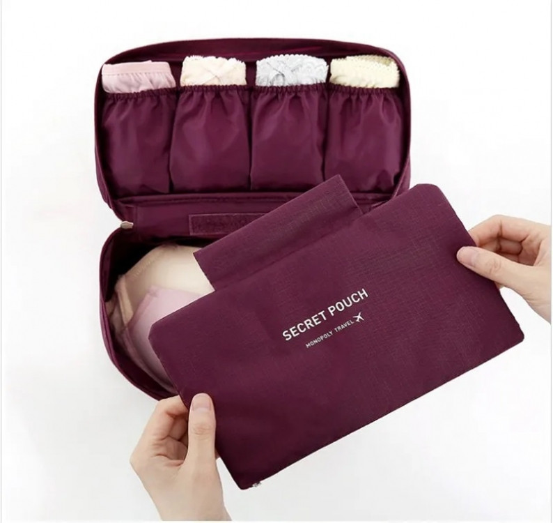 Органайзер для білизни дорожній Monopoly бордовий, фото 1