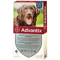 Капли от блох, клещей, вшей для собак 25-40 кг, пипетка 4мл Bayer Advantix БАЙЕР АДВАНТИКС