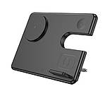 Бездротовий зарядний пристрій Hoco CQ1-15W 3 в1 Magsafe Dock Station магнітний, фото 10