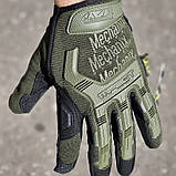 Тактичні рукавички M-Pact Mechanix Olive олива посилені М, фото 4