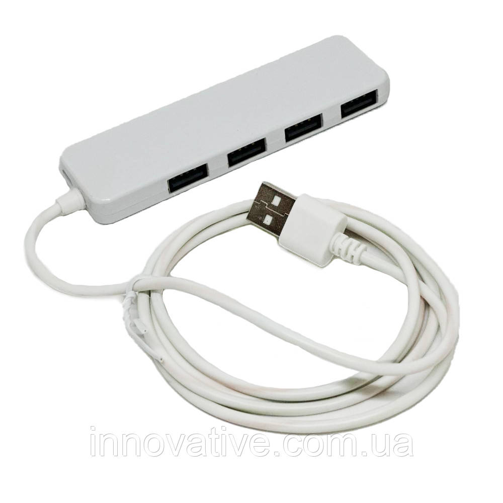 USB hub Acasis AB2-L412 на 4 порти USB 2.0 (Білий), фото 1