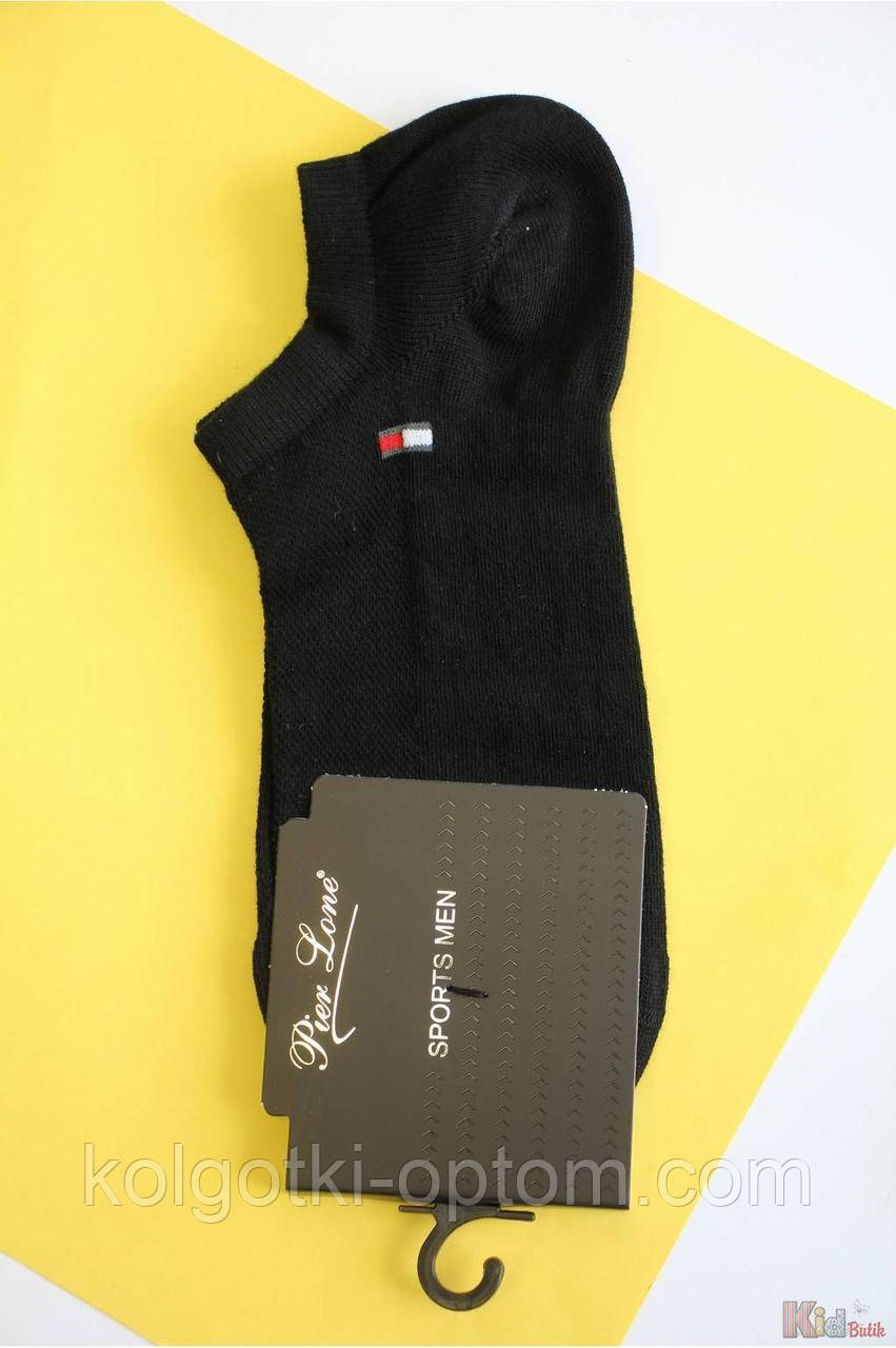 ОПТОМ Шкарпетки чорні з чорточкою для хлопчика р.41-44 (27 / L / 41-43 см.)  Pier Lone 2125000840857