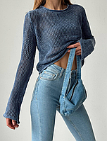 Стильный свитер сетка женский оверсайз "AMUR-1" недорого от прямого поставщика