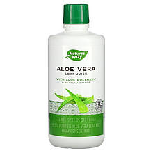 Гель та сік з листя алое вера Nature's Way "Aloe Vera" оригінальний смак (1 л)