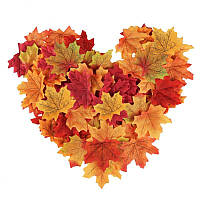 Rest Осенние листья клена для рукоделия 8х8 см. Набор осенних листьев для рукоделия 200 шт. Кленовый лист