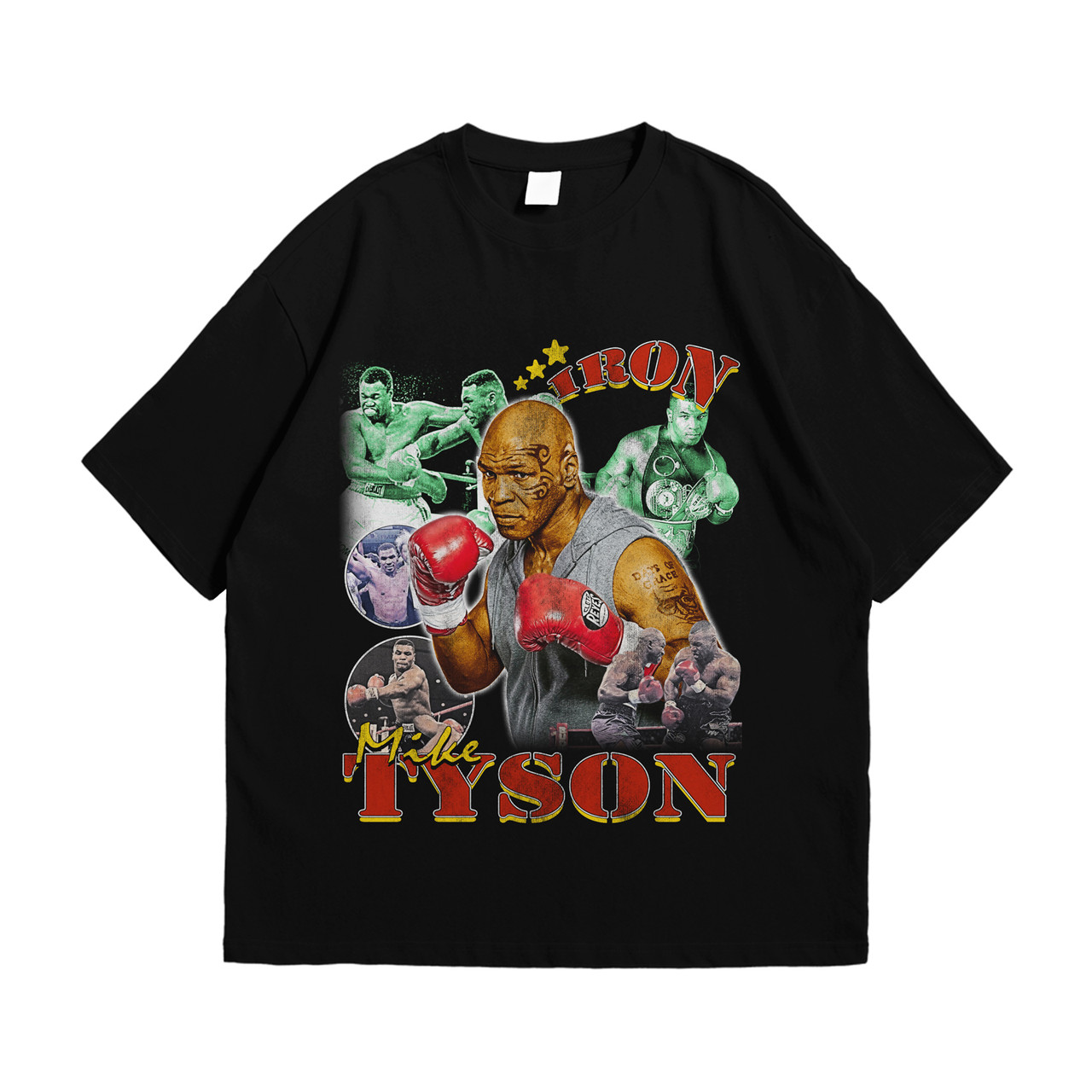 Футболка з принтом Iron Mike Tyson XL Чорний