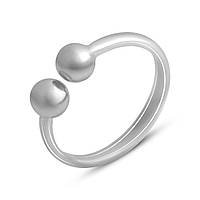 Серебряное кольцо SIlverStore с без камней, вес изделия 1,54 гр (2002161) adjustable размер