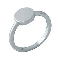 Серебряное кольцо SIlverStore с без камней, вес изделия 1,82 гр (2002222) 17 размер