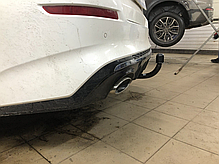 Фаркоп Kia Optima JF 2015-2020 (Кіа Оптіма) польський, фото 5