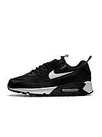 Мужские кроссовки Nike Air Max 90 Surplus New Black White (Найк Аир Макс)