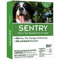 Капли на холку от блох, клещей и комаров для собак весом более 30 кг Sentry СЕНТРИ