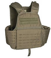 Тактичний жилет - плитоноска Mil-Tec Laser cut molle 13465101.woodland