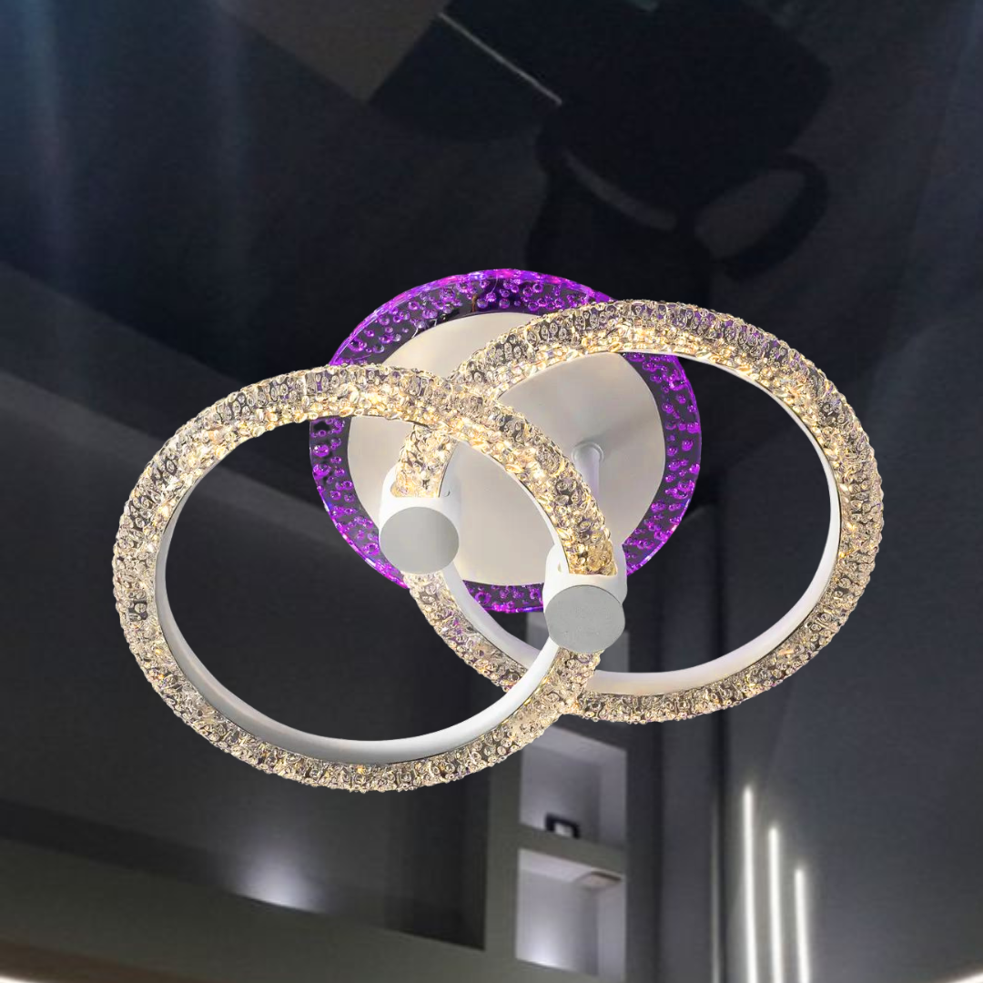Led люстра на кухню SVET 38W до 10 кв.м колір Білий SC-2121/2C WH