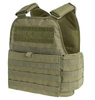 Тактический жилет Плитоноска Plate Carrier Vest Mil-Tec Олива (13463101).woodland