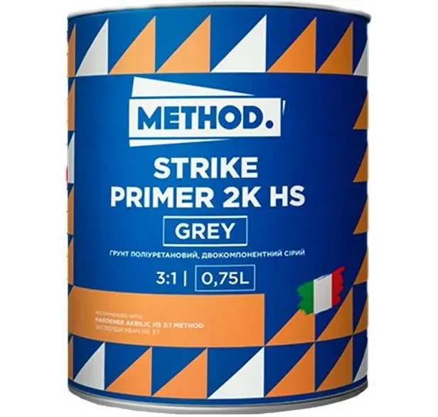 Двокомпонентний поліуретановий грунт Method Strike promer 2K HS (серий), 1л / комплект