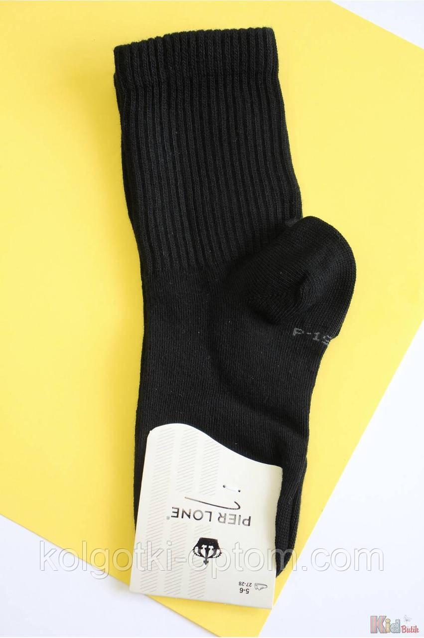 ОПТОМ Шкарпетки чорні з медичною гумкою для дівчинки (23/10-12 років) Pier Lone 2125000840970