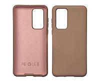 Чехол Full Nano Silicone Case для Huawei P40 ANA-NX9 песочно-розовый