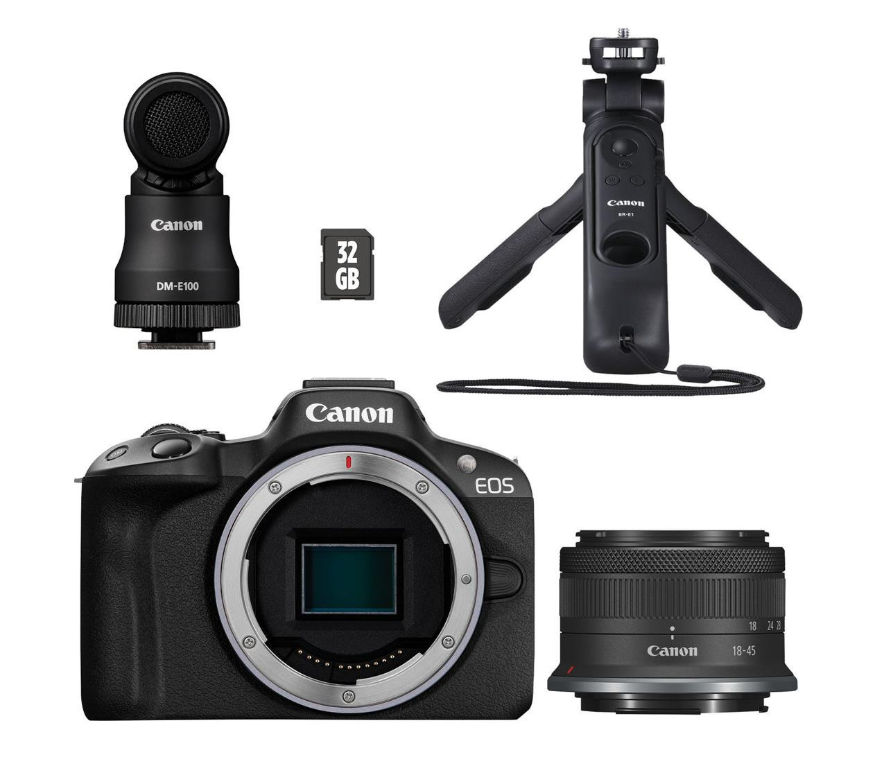 Бездзеркальний фотоапарат Canon EOS R50 Vloger Kit (5811C035)