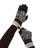 Перчатки для сенсорных экранов ArmorStandart Touch Gloves Snowflake с орнаментом blue (ARM59994)