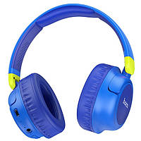 Беспроводные наушники блютуз с микрофоном HOCO W43 Bluetooth Синий
