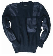 Свитер тактический Mil-Tec Pullover BW Polyacryl - Dark Blue 10803003.woodland