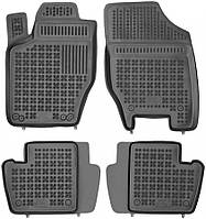 Коврики салона резиновые Rezaw-Plast Citroen C4 (11.2004-2010г.) Peugeot 307 (2001-2007г.) RP 201206