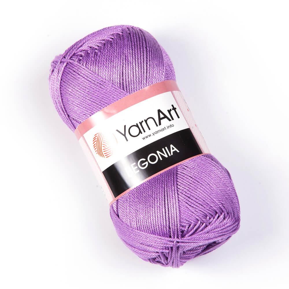 Пряжа бавовняна YarnArt Begonia, Лаванда №6309, 50г, 169м Ярнарт Бегония, нитки для в’язання