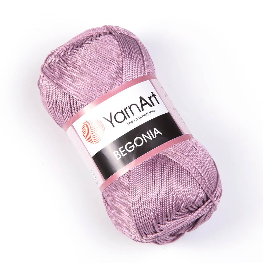 Пряжа бавовняна YarnArt Begonia, Запорошена троянда No4931, 50 г, 169 м Ярнарт Бегонія, нитки для в'язання